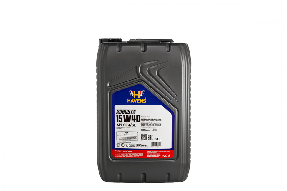 Масло моторное Havens Robusta HD SAE 15W40 API CI-4/SL 20L