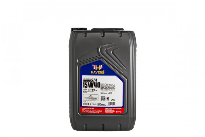 Масло моторное Havens Robusta HD SAE 15W40 API CI-4/SL 20L