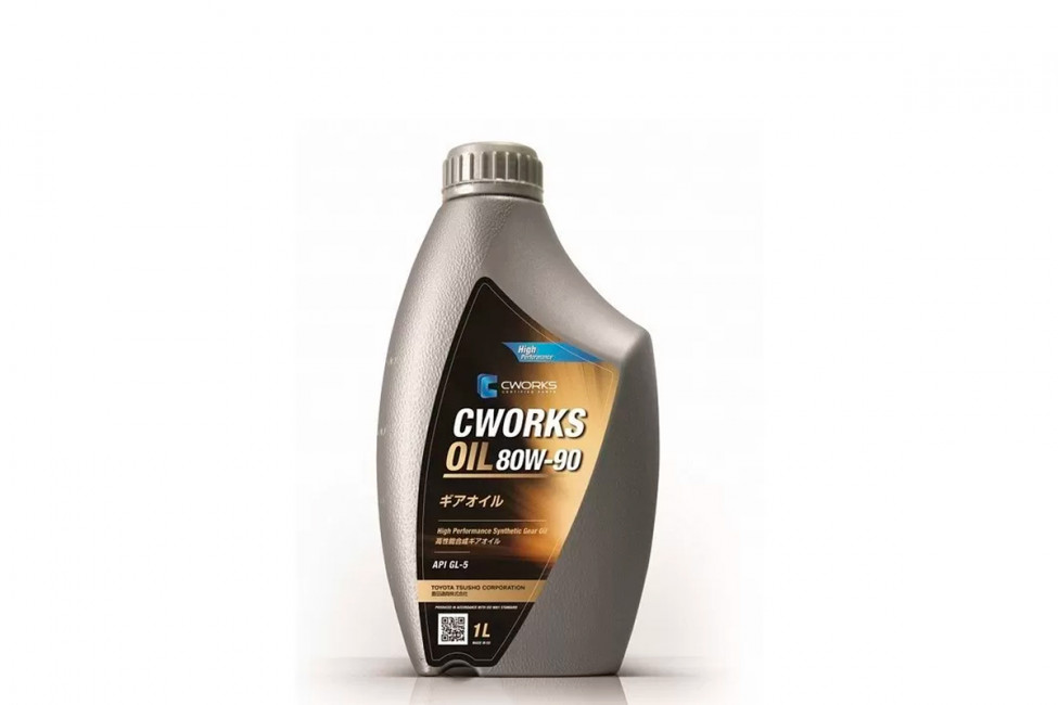 Масло трансмиссионное CWORKS OIL 80W-90 GL-5, 1л