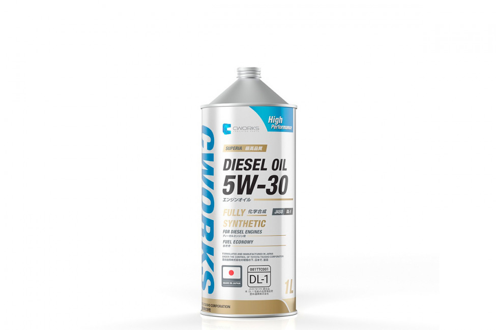 Масло моторное CWORKS SUPERIA DIESEL OIL 5W30 DL-1, 1л,