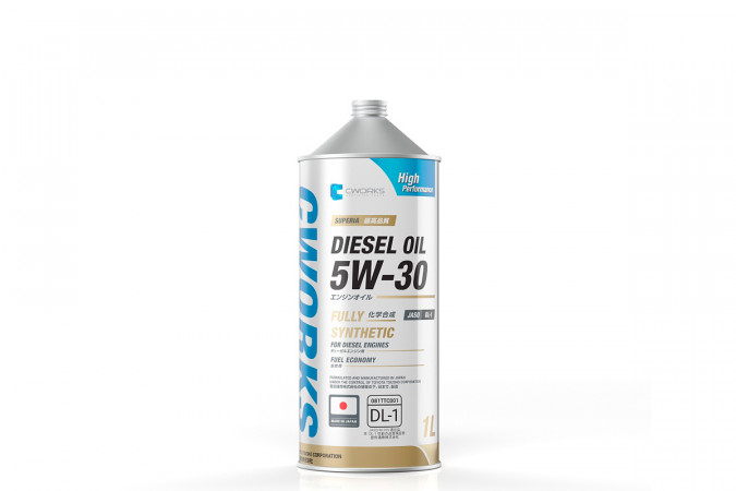 Масло моторное CWORKS SUPERIA DIESEL OIL 5W30 DL-1, 1л,