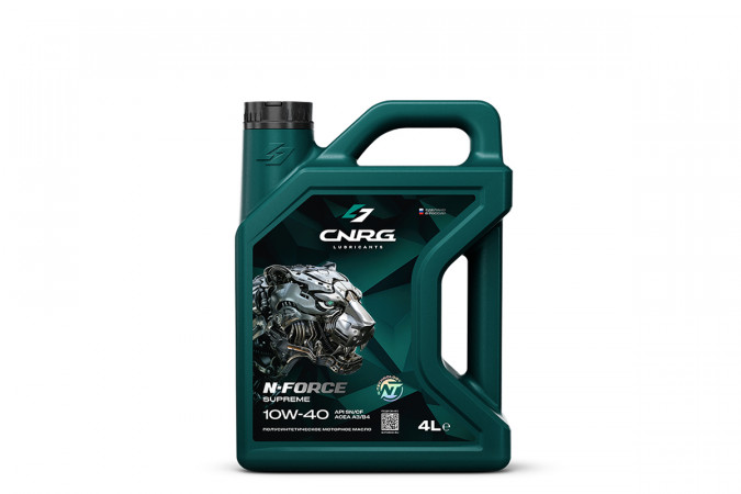 Масло моторное CNRG N-Force Supreme 10W-40 SN/CF, A3/B4 4л NEW