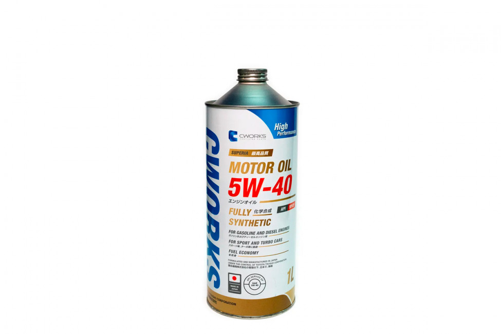 Масло моторное CWORKS SUPERIA MOTOR OIL 5W40 SP/CF, 1л