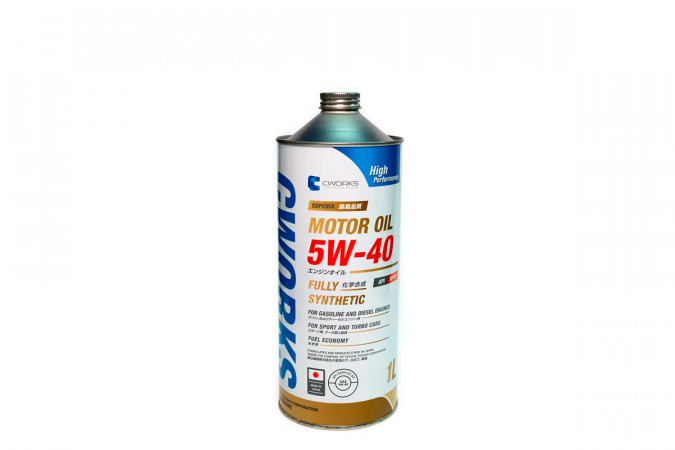 Масло моторное CWORKS SUPERIA MOTOR OIL 5W40 SP/CF, 1л