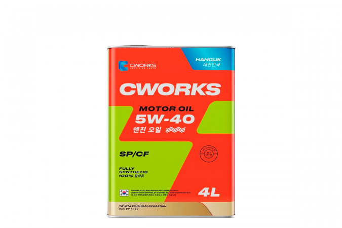 Масло моторное CWORKS HANGUK MOTOR OIL 5W40 SP/CF, 4л