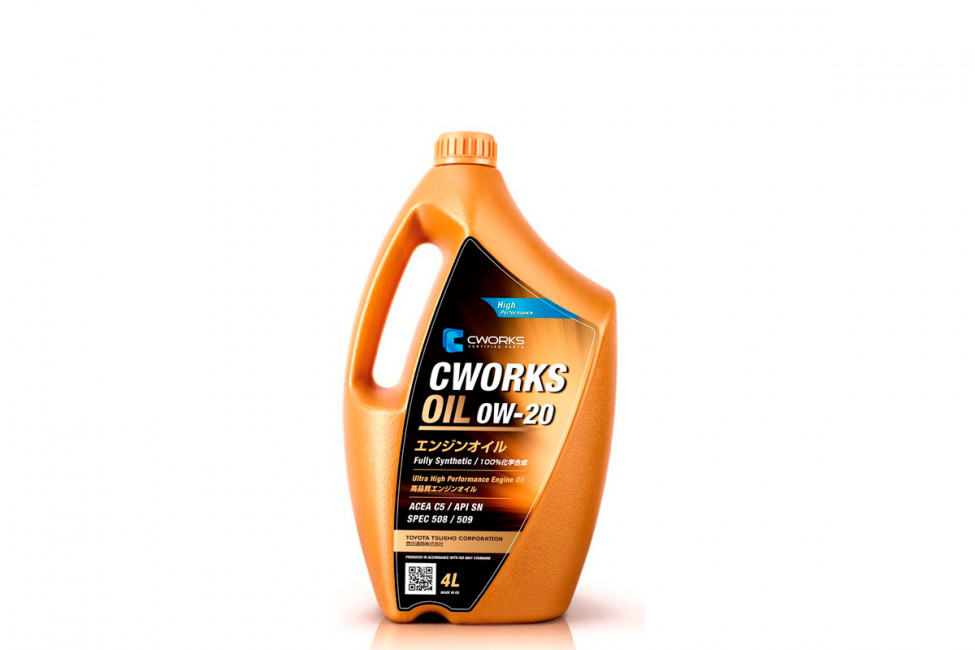 CWORKS масло моторное OIL 0W-20 SPEC 508/509 4л