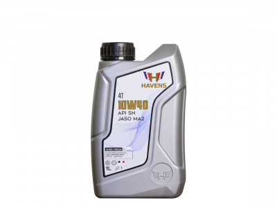 Масло моторное Havens 4T SAE 10W40 API SN JASO MA/MA 2 1L