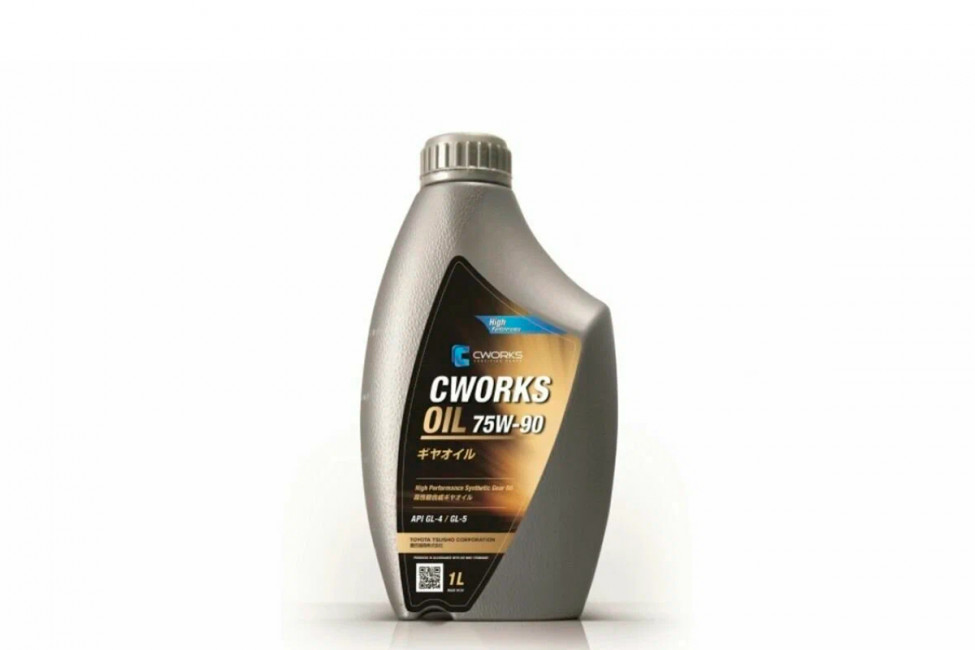 Масло трансмиссионное CWORKS OIL 75W-90 GL-4/GL-5, 1л